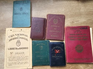 Archivio Ebreo Sopravvissuti all'Olocausto - Argentina ID & Med Scuola Docs anni 40-50 - Foto 1 di 17