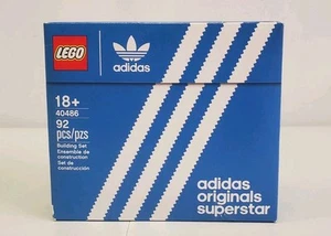 LEGO Icons Mini Adidas Originals Superstar Set 40486 Sneakers New Sealed GWP - Picture 1 of 4