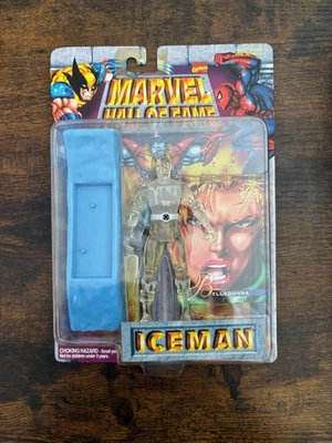 Iceman 1996 Toy Biz Marvel Salón de la Fama Hombre de Hielo Nuevo Xmen NUEVO SELLADO Foto 1 de 2