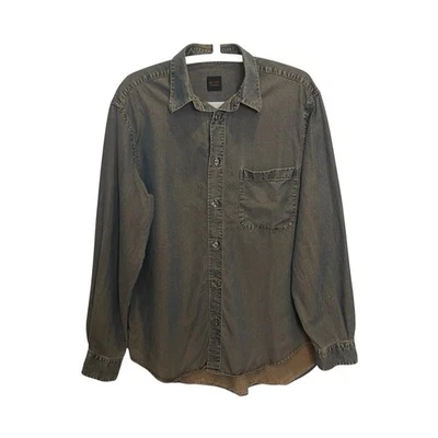 Vintage ACORN by Bob Goldfeder Men’s Cotton Twill Denim-Look Shirt Mens Medium - Image 1 of 4