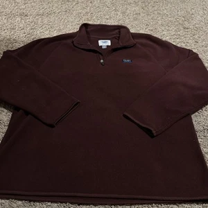 Old Navy San Francisco California Men’s X-Large Maroon Fleece 1/4 Zip Pullover - Picture 1 of 5