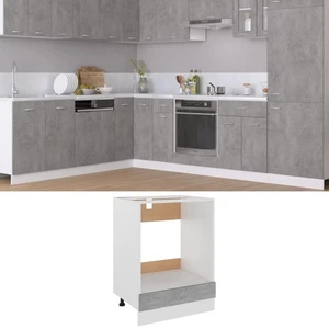 Mobile per Forno “Riga” Grigio Cemento 60x46x81,5 cm - Foto 1 di 8