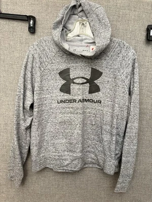 Sudadera con capucha Under Armour para mujer UA Rival Terry gris M mediana Foto 1 de 4