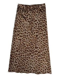 Vestido vaina Free People marrón estampado de guepardo halter para mujer talla 4 - Imagen 1 de 24