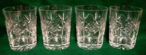 Waterford GRAINNE Double Old Fashions Tumblers SET OF FOUR - Picture 1 of 2