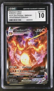 CGC GEM MINT 10 Charizard VMAX SWSH261 Alt Art Promo UPC Pokemon Card psa - Picture 1 of 2