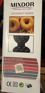 Mini Donut Maker Machine, Chef Buddy, At-Home Mini Doughnuts, White, Non-Stick - Picture 1 of 2