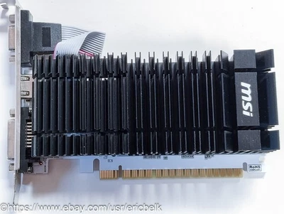 MSI NVIDIA GeForce GT 730 2GB HDMI/Dual-Link DVI-D Low Profile Graphics Card - Image 1 of 4