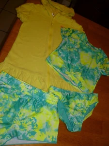 LOT 0F 4) GIRLS swimsut and cover up 7/8 - Picture 1 of 5