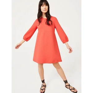 Free Assembly Women's Swing Dress with 3/4th-Sleeves, Red, XL - Picture 1 of 4
