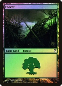 MTG - Forest (299) - Foil Time Spiral - Picture 1 of 1