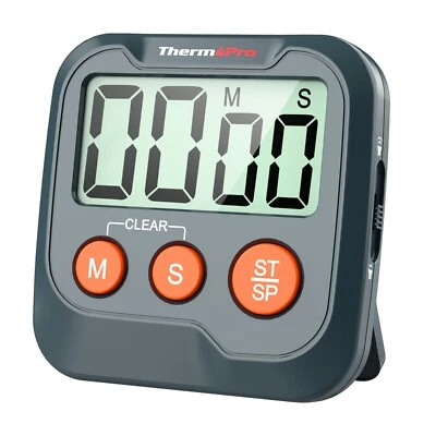 ThermoPro TM03W Digital Timer for Kids & Teachers, Kitchen Timers for Cooking - Image 1 of 4