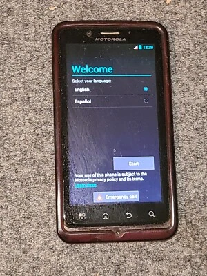 Motorola Moto Droid - Black/Lunar Grey (Verizon) Smartphone - Image 1 of 4