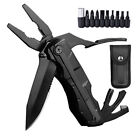 18-in-1 Multi Tool Knife Outdoor Survival Compact Folding Pocket Pliers w/ Bits
