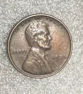 Centesimo di grano Lincoln 1936 AU (quasi non circolato) condizioni - Foto 1 di 2
