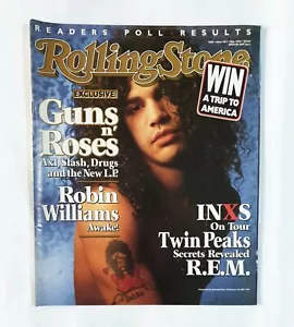 ROLLING STONE - Revista de Música Vintage No.457 Mayo 1991 SLASH (GUNS N' ROSES) - Imagen 1 de 11