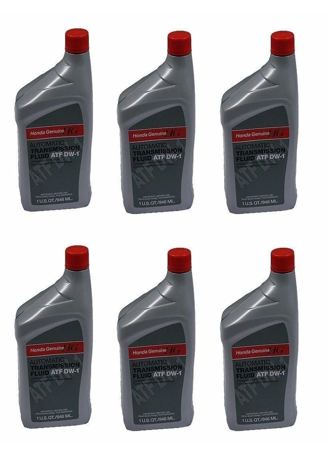 6 Quarts Pack GENUINE HONDA ATF Automatic Transmission oil DW1 Fluid for Honda - Изображение 1 из 1