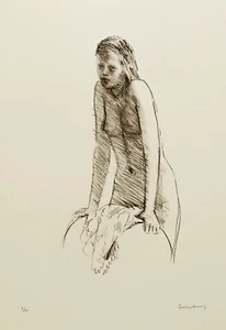 DOROTHEA TANNING - Nude - 1985 Hand Signed and Numbered Ltd Edition Lithograph - Picture 1 of 4