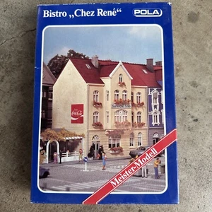 Vintage POLA: Bistro, Chez Rene’ HO Scale #179: Meister-Modell Kit Open Box - Picture 1 of 4
