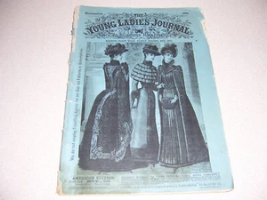 THE YOUNG LADIES JOURNAL Nov. 1889 Antique Illustrated Fashion~Art~Ads~Articles - Bild 1 von 2