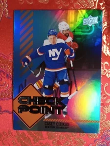 Casey Cizikas 2024/25 Upper Deck Hockey Check Point #cp-15 New York Islanders NY - Picture 1 of 1