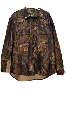 Cabela's Mens Camouflage Button Down Hunting Shirt Jacket 2XL OUTDOOR WARM LAYER - Image 1 of 4