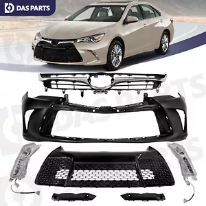 For Toyota Camry 2015 2016 2017 Bumper Cover Upper Lower Grille Fog Lamp Bracket - Picture 1 of 9