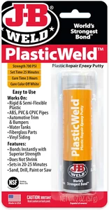 JB WELD 8237UK JB8237 Plastic Weld Fast-Setting off White Multi Purpose Reinf... - Picture 1 of 1