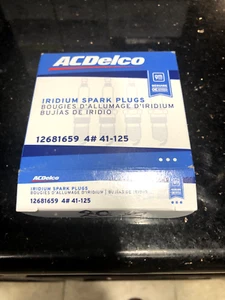 NEW REAL GM ACDelco Iridium Spark Plugs 4-Pack 41-125 12681659 - Picture 1 of 2