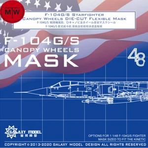 Galaxy C48031 1/48 F-104G/S Starfighter Baldachin Räder Maske für Kinetic K48093 - Bild 1 von 3