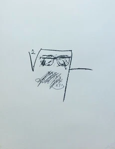 ANTONI TAPIES "Llambrec #6" 1975 HAND SIGNED LITHOGRAPH Spanish Artist - Picture 1 of 5