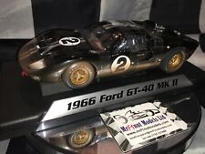 1966 Ford Gt40 Mark II Final Carrera "winner 24h Lemans" 1 18 Shelby Collectible
