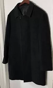 Rodd & Gunn Men's Wool Cashmere Overcoat Jacket Woven in Italy - Mens XL - EXC! - Picture 1 of 7