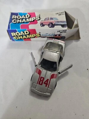 Nos Road Champs #38 1984 Corvette Silver w/ Original Box - Image 1 of 4