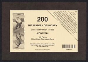 #5253c History Of Hockey Souvenir Foglio, Deck Scheda Qualsiasi 5=