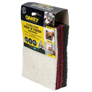 Oakey Prep und Finish Pads 2 PACKUNGEN MIT 5 - Bild 1 von 1