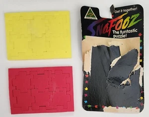 Snafooz Foam Cube Puzzle, Two (2) Sets With Backing Card/ Instructions, Used - Picture 1 of 5