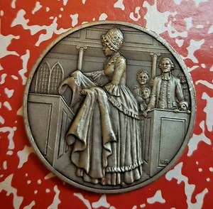 Franklin Mint erste Serie DAR Fine Pewter Faith Trumbull American Revolution - Bild 1 von 3