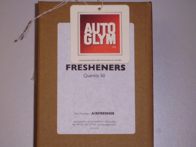 AUTOGLYM AIR FRESHENER BRAND NEW SEALED X 50 - Image 1 of 1