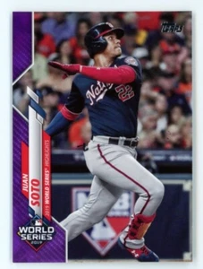 Juan Soto 2020 Topps Meijer Exclusive Purple World Series Highlights #6 - Picture 1 of 2