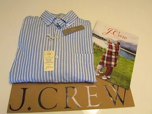 NWT AUTHENTIC J.CREW SECRET WASH SHIRT IN MEDIUM STRIPE / Size XS - Foto 1 di 12