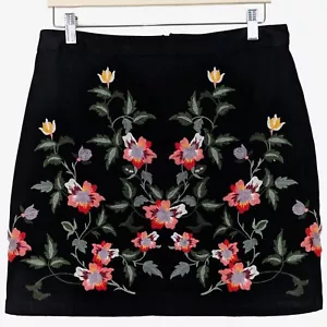 TOPSHOP: Minigonna stampata A-Line con stampa floreale ricamata: UK14: ERA: £79!! - Foto 1 di 2