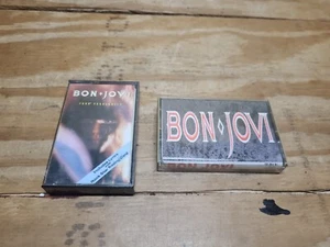 2 Bon Jovi Cassette Tapes Slippery when Wet & 7800 Fahrenheit. Fast Shipping - Picture 1 of 16