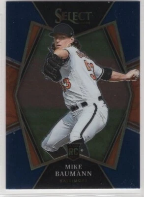 2022 Panini Select - Premier Level Mike Baumann #120 Blue Prizm (RC) - Image 1 of 2