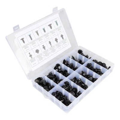 Fit For Toyota Honda GM Ford 192pc Clips Push Pin Retainer Automotive Assortment - Image 1 of 4