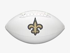 Wilson NFL Regulation Size New Orleans Saints Football Silver Series NWB