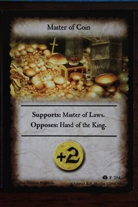 Juego de Tronos CCG - "Master of Coin" #F 254 - Imagen 1 de 1