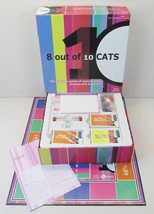 8 OUT OF 10 CATS Board Game 2014 Rocket Games 2014 12yrs+ Christmas Gifts - Picture 1 of 5