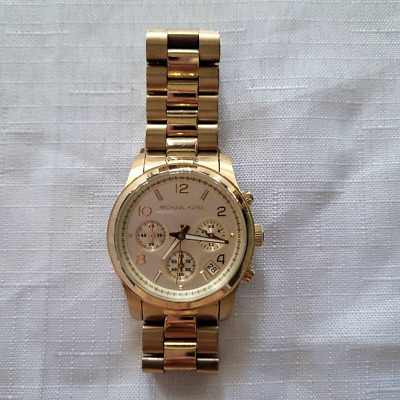 Michael Kors Runway Gold Tone Chronograph Watch  • 50$