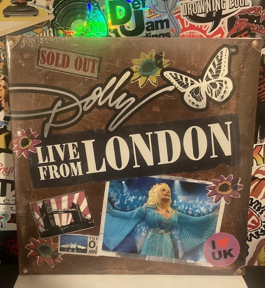 DOLLY PARTON Live From London NEW 2LP COTTON CANDY PINK VINYL - Image 1 of 3